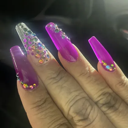 Nail work by a My Nail Connection tech