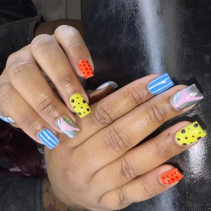 Nail work by a My Nail Connection tech